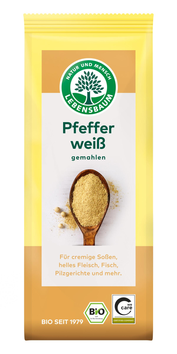 Pfeffer weiß gemahlen, Tüte