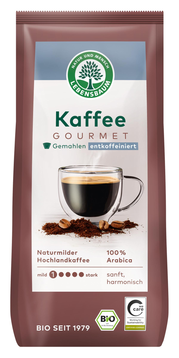 Gourmet Kaffee, entkoff. gem.