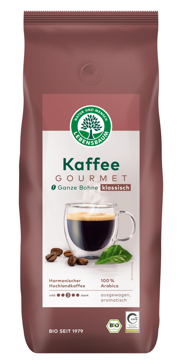 Gourmet Kaffee klassisch Bohne