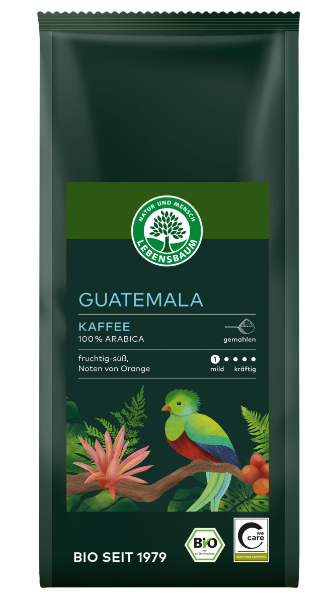Guatemala Kaffee gemahlen