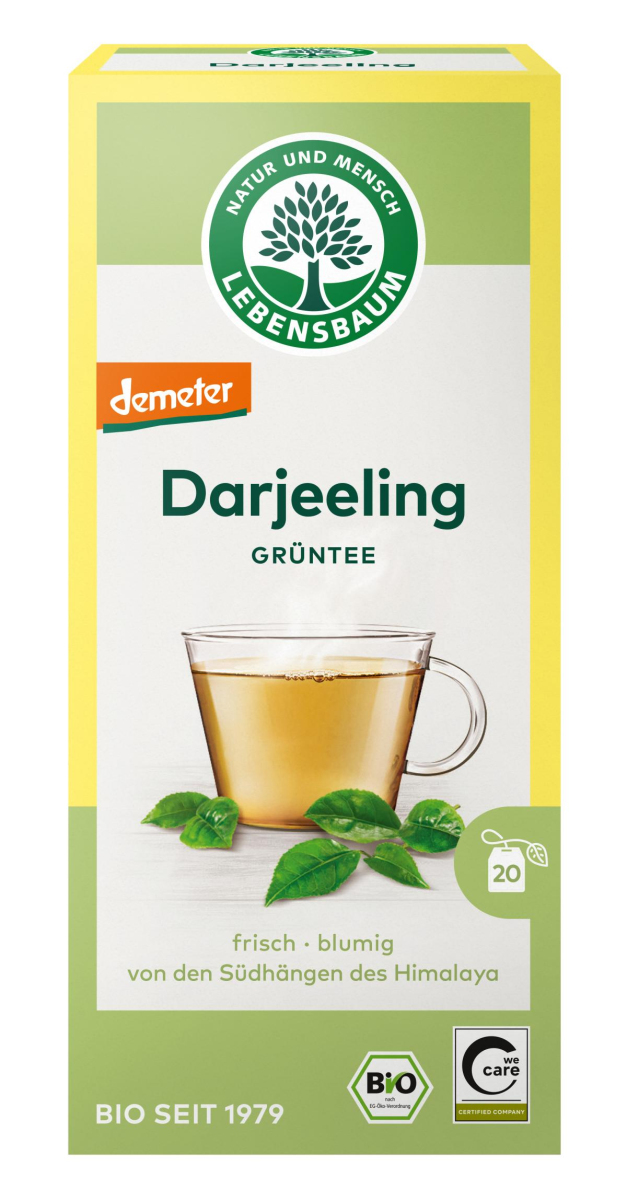 Grüntee Darjeeling,Aufgußbeut.