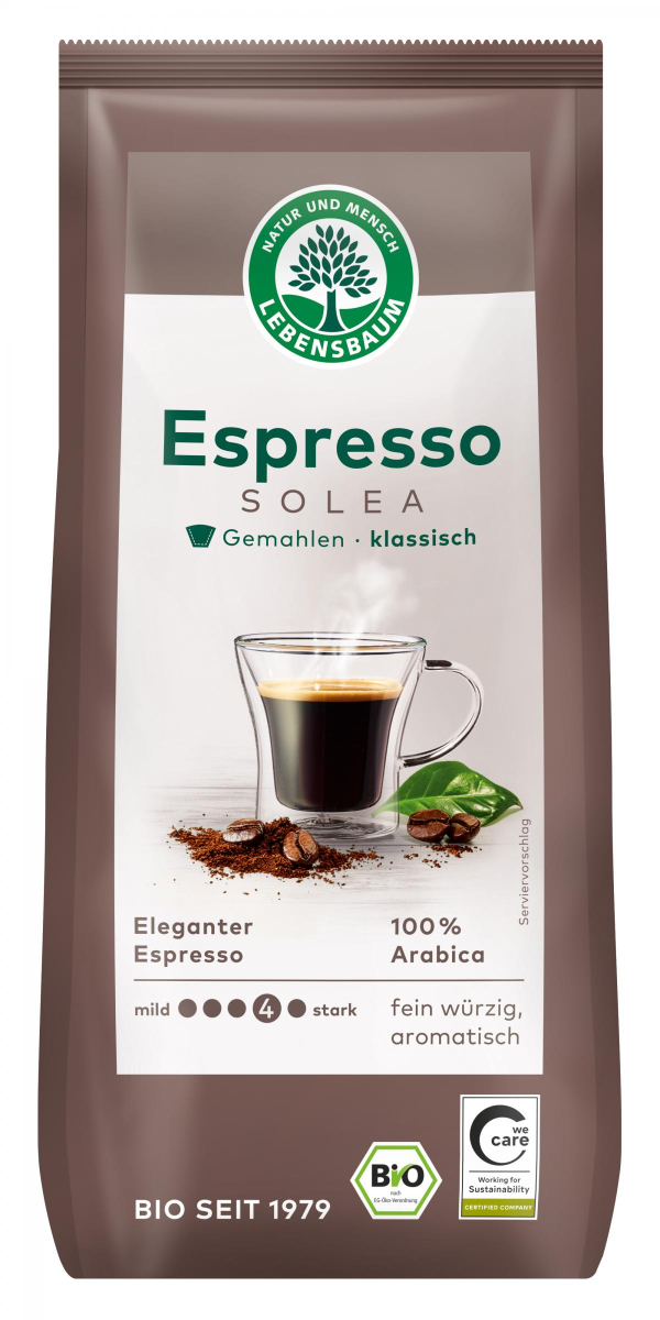 Solea Espresso gemahlen
