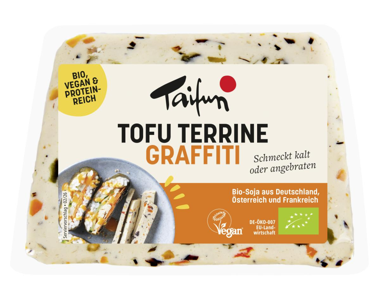 Tofu-Terrine "Graffiti"