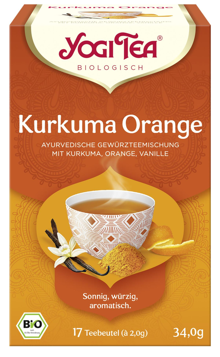 Yogi Tee Kurkuma Orange TB