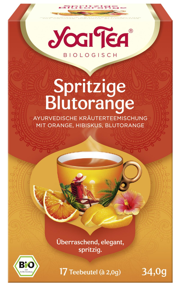 Spritzige Blutorange Gewürztee mit 34 g