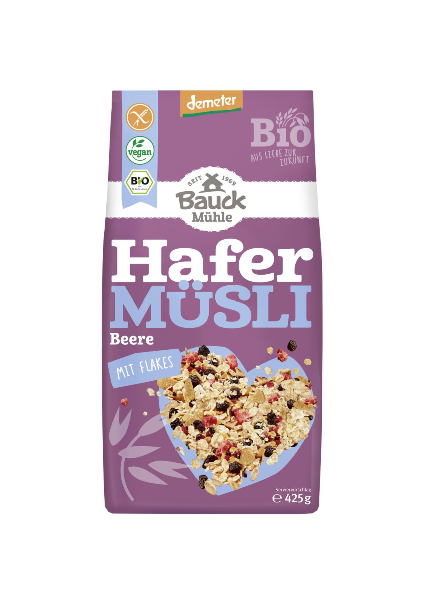 Hafer Müsli Beere glutenfrei