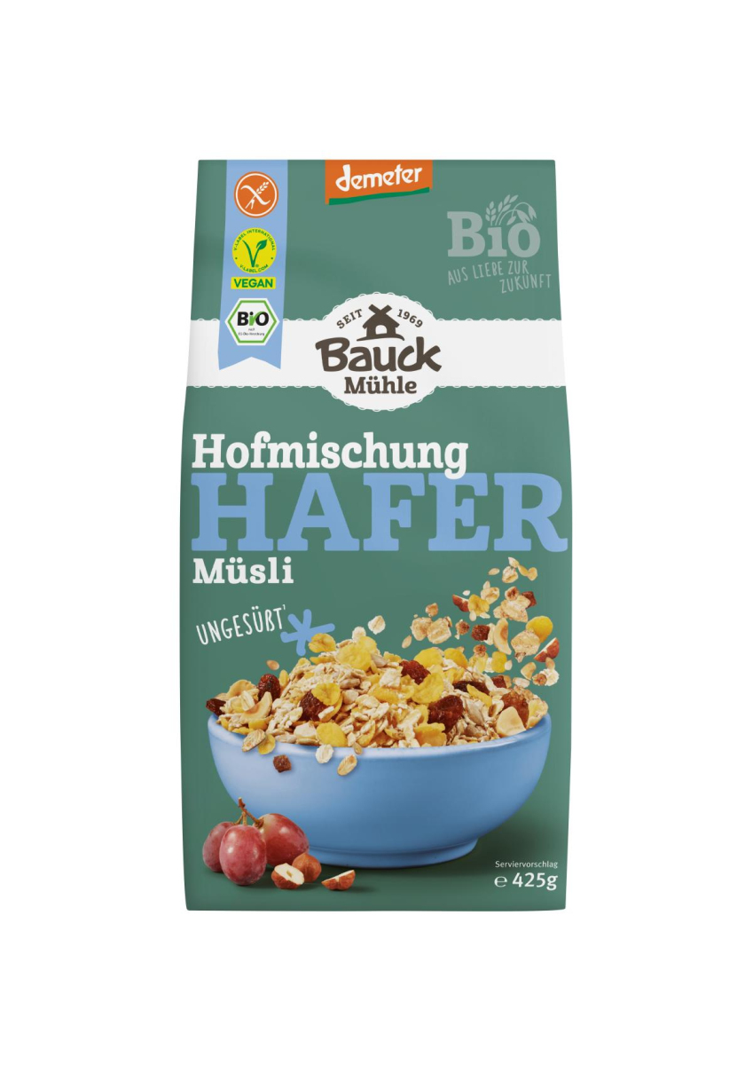 Hafer Müsli Hofmischung glutenfrei
