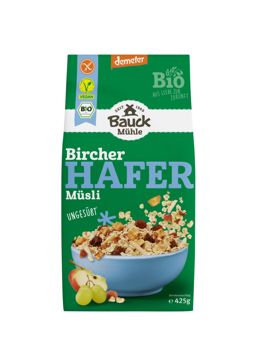 Hafer Müsli Bircher glutenfrei