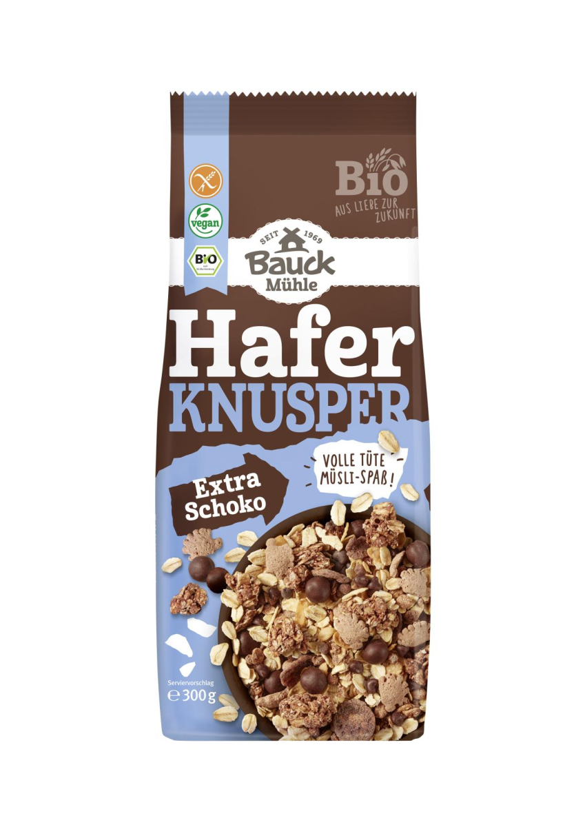 Hafer Knusper Müsli Schoko glutenfrei