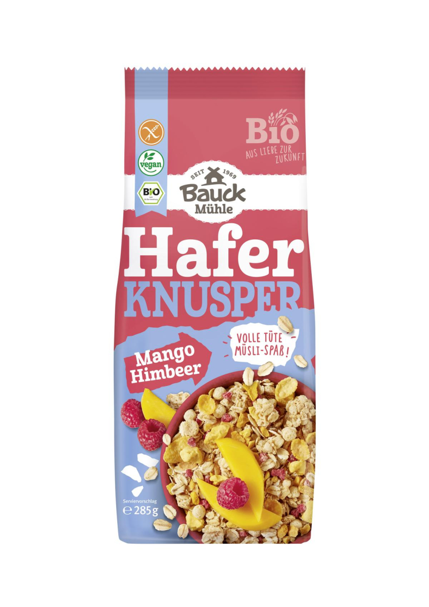 Hafer Knusper Müsli Mango glutenfrei