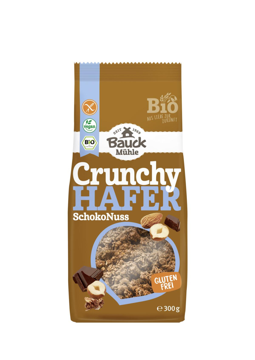 Hafer Crunchy Schoko Nuss glutenfrei