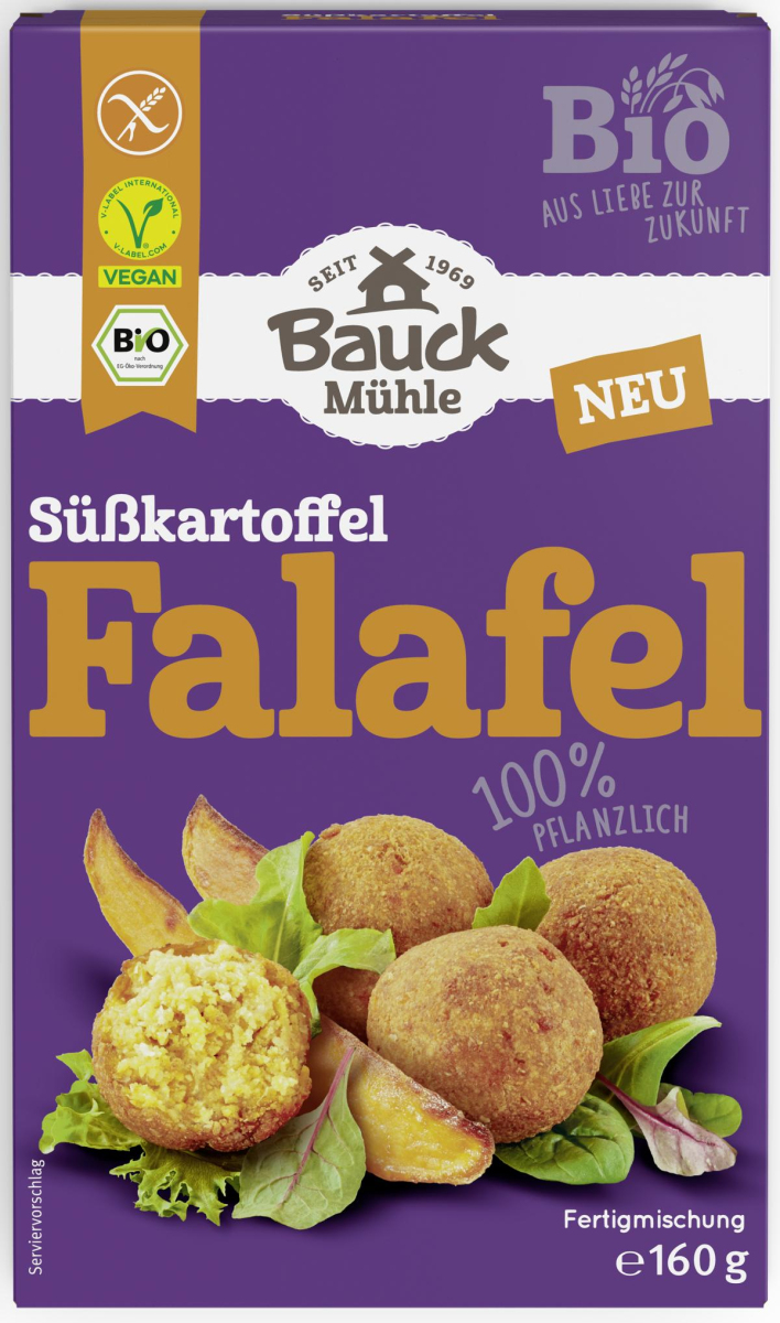 Süßkartoffel Falafel glutenfrei