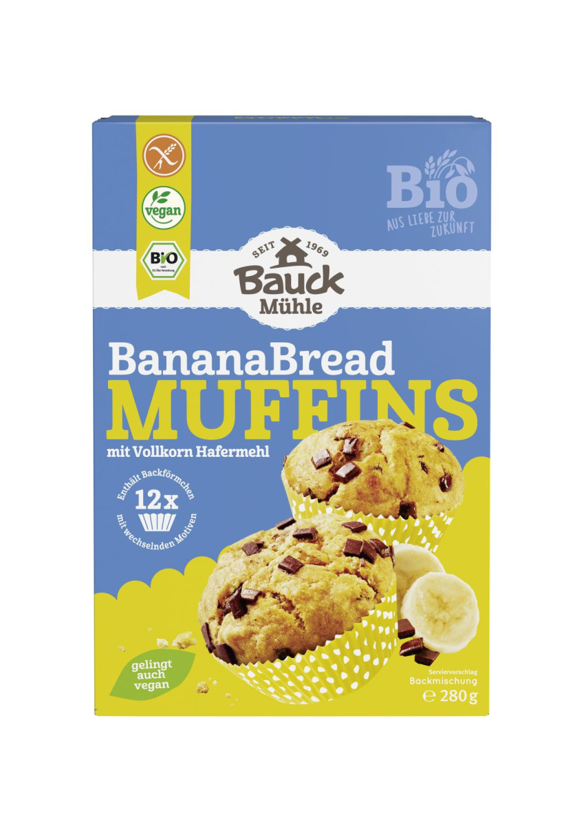 Banana Bread Muffins glutenfrei