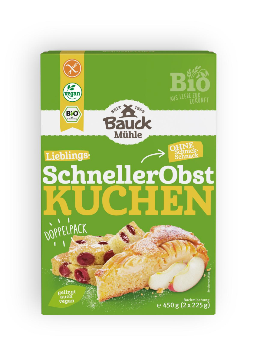 Schneller Obstkuchen glutenfrei