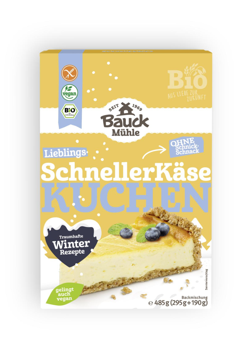 Der schnelle Käsekuchen glutenfrei