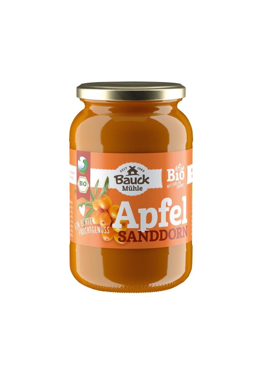 Apfel-Sanddornmus, gesüßt