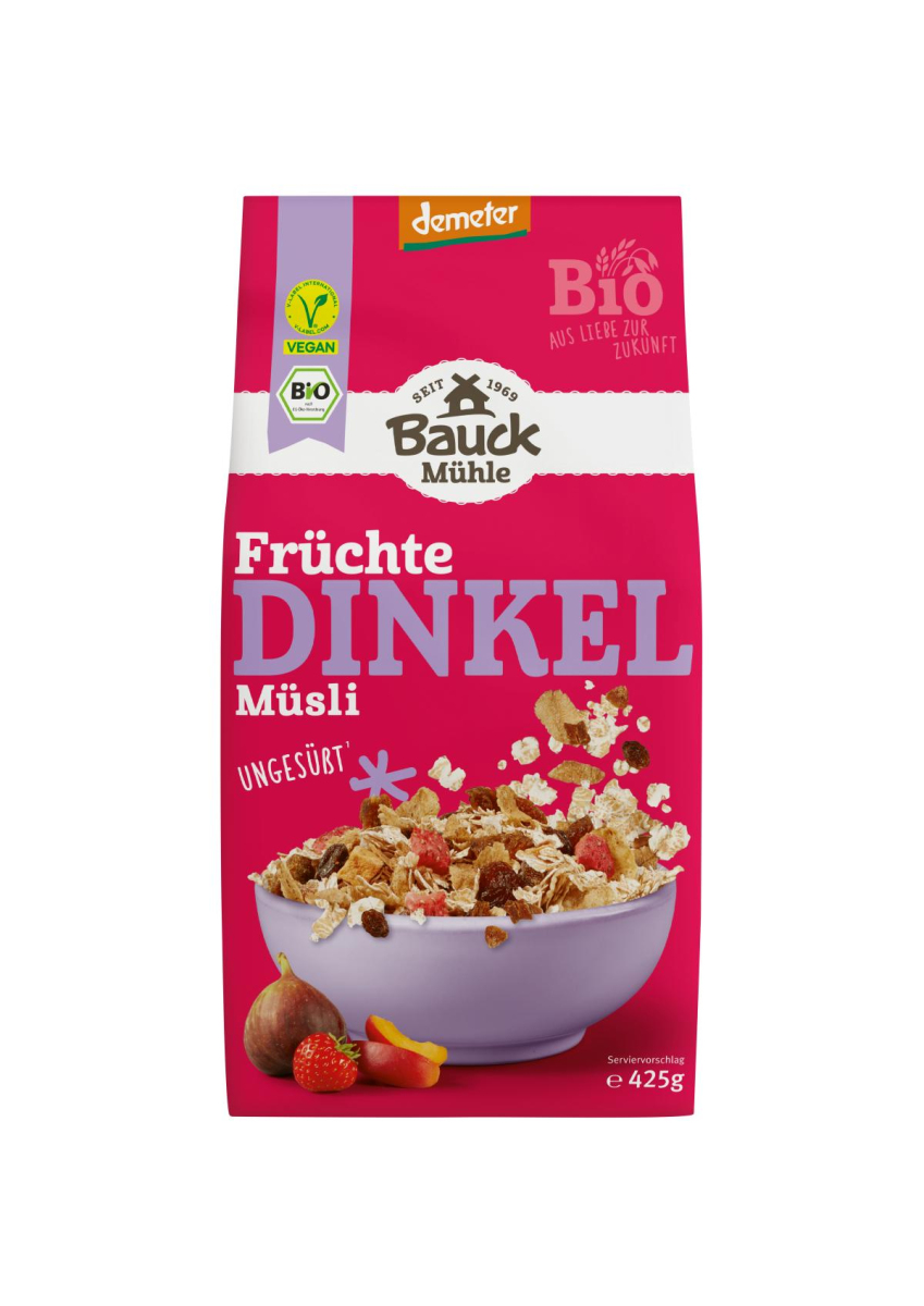 Dinkel Müsli Früchtezart