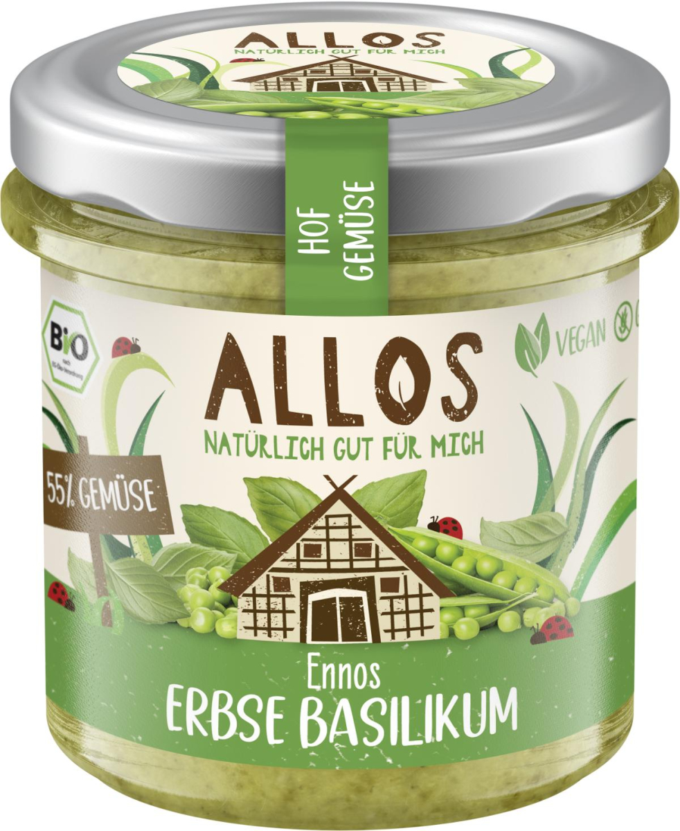 Hofgemüse Ennos Erbse Basil