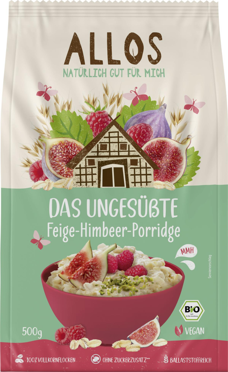Der Ungesüßte Feige Himbeer Brei
