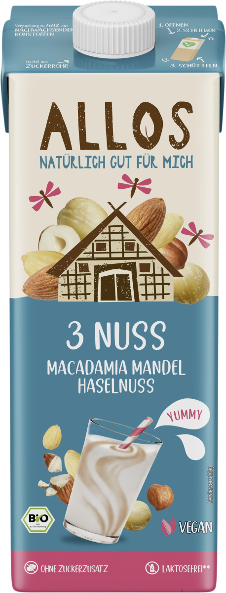 Drei Nuss Drink