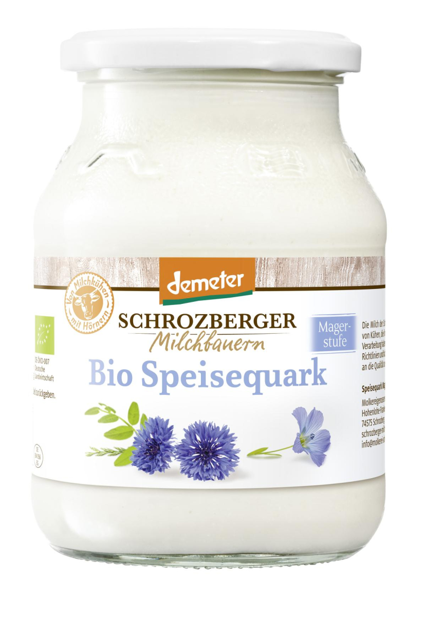 Speisequark mager - im Glas