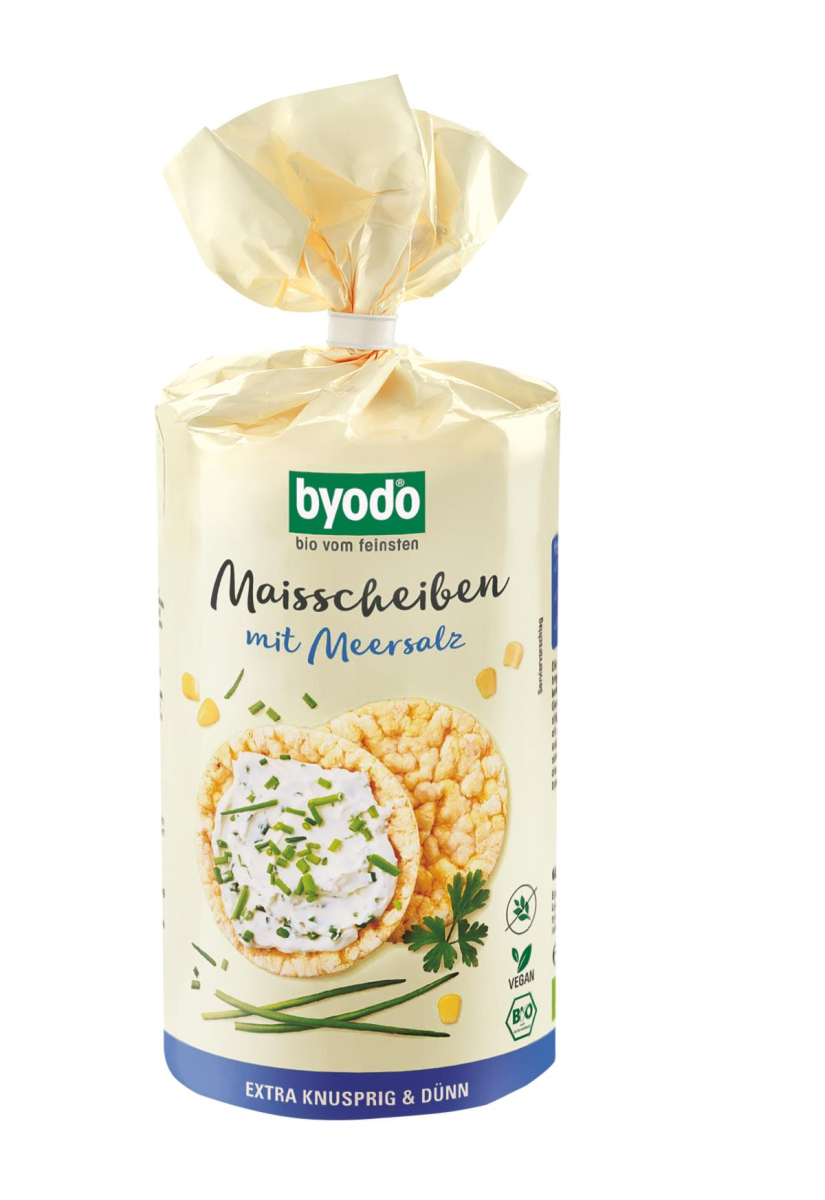 Maiswaffeln mit Meersalz