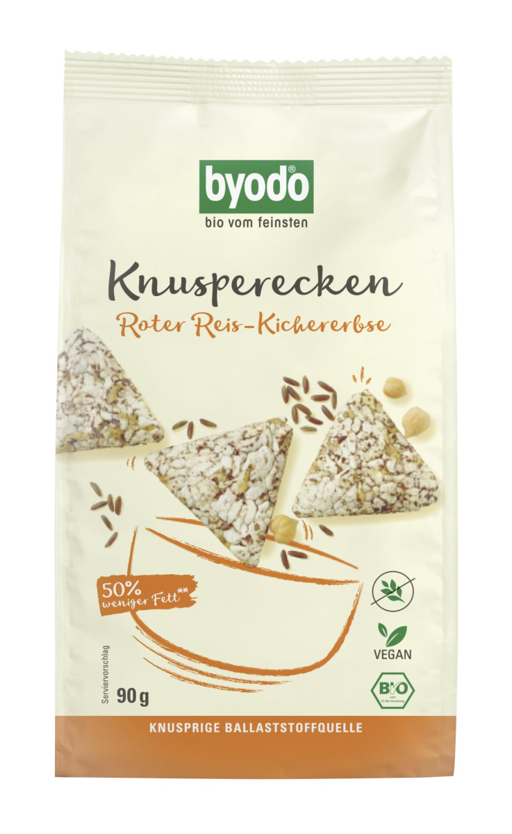 Knusperecken Roter Reis Kichererbse