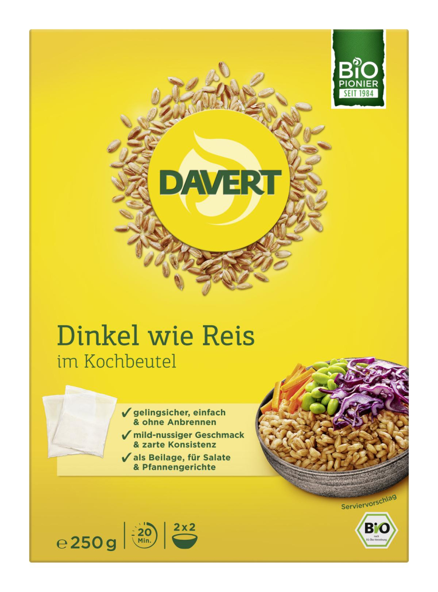 Zart-Dinkel im Kochbeutel