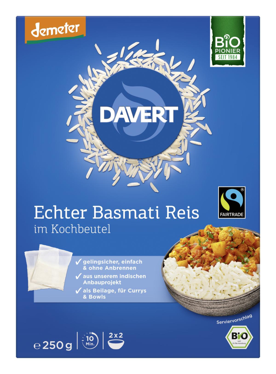 Basmati Reis weiß Kochbeutel