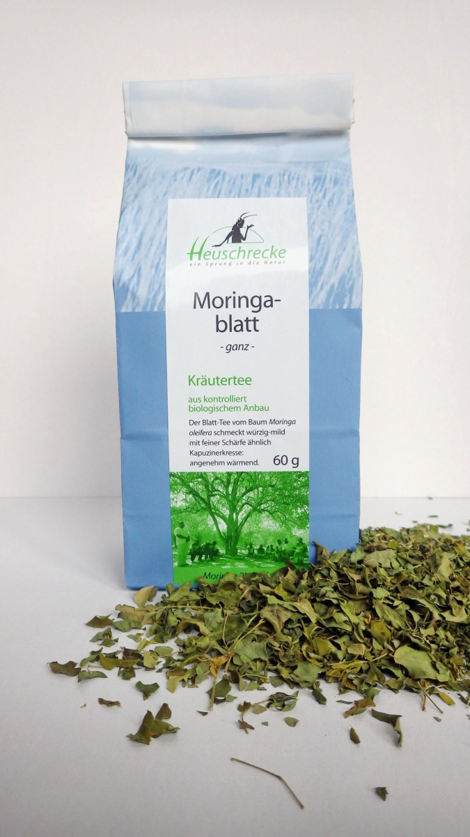 Moringa Blatt Tee ganz