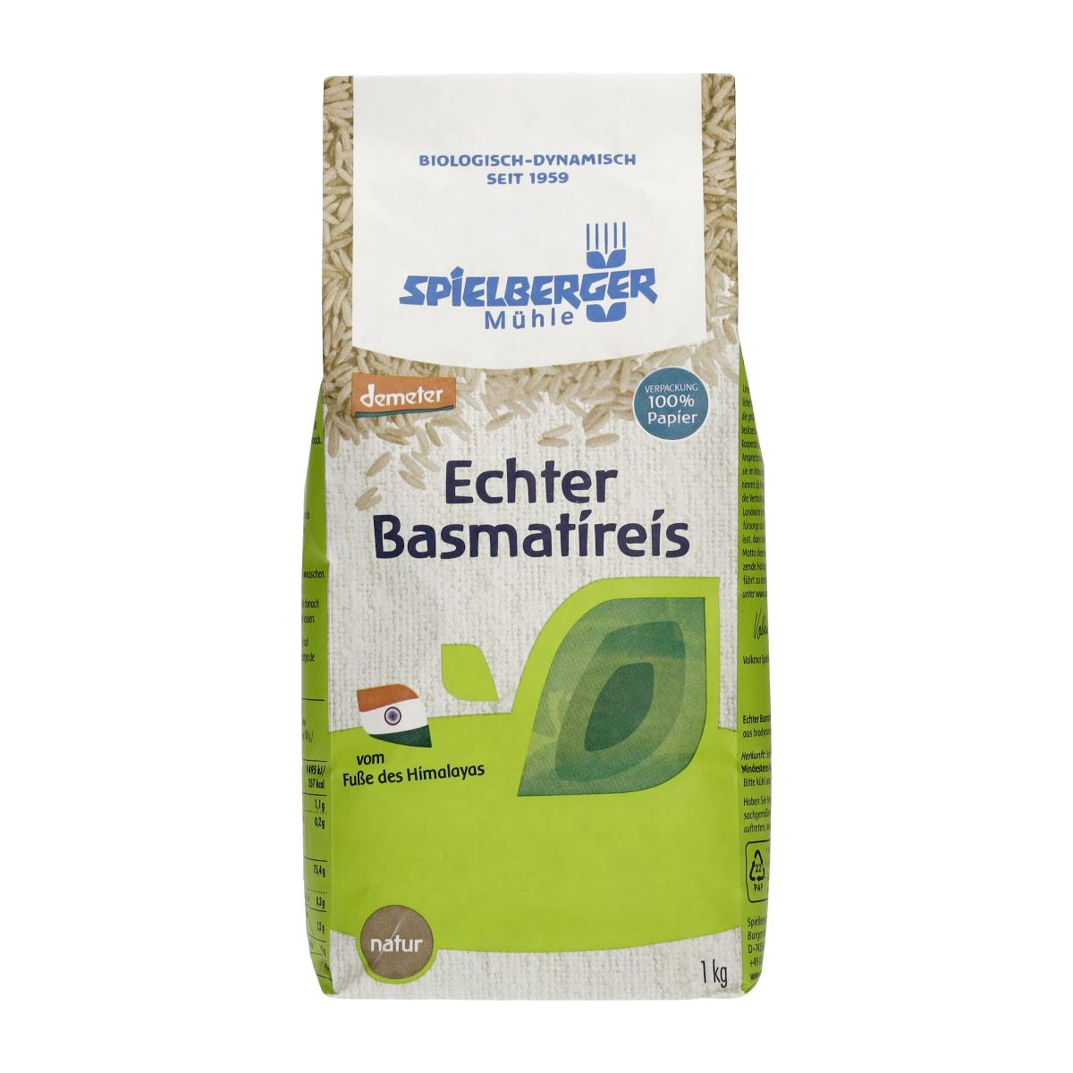 Echter Basmatireis, natur