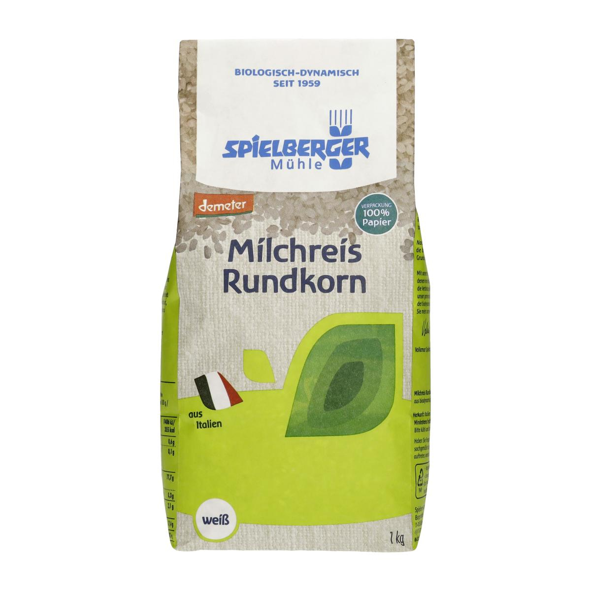Milchreis Rundkorn weiß