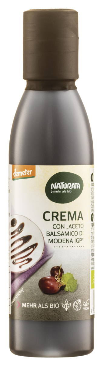Crema con Aceto Balsamico di Modena IGP, demeter