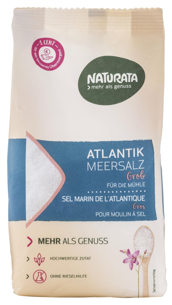 Atlantik-Meersalz grob, für die Mühle