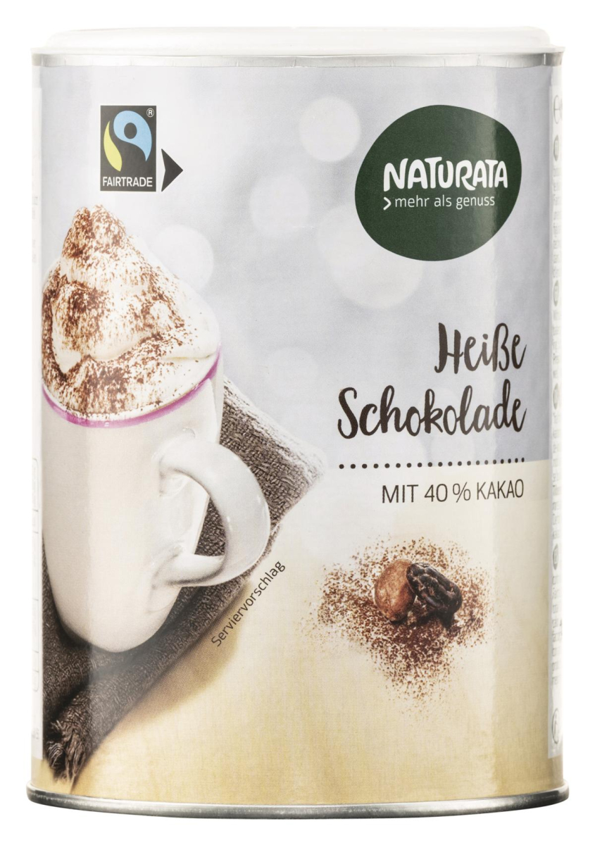 Heiße Schokolade, Schokoladenpulver,kbA,Fairtrade