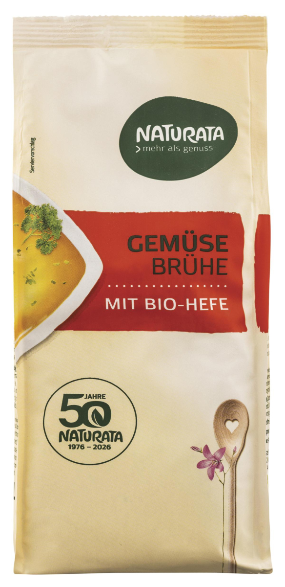Gemüsebrühe mit Bio-Hefe, Nachfüllbeutel, kbA