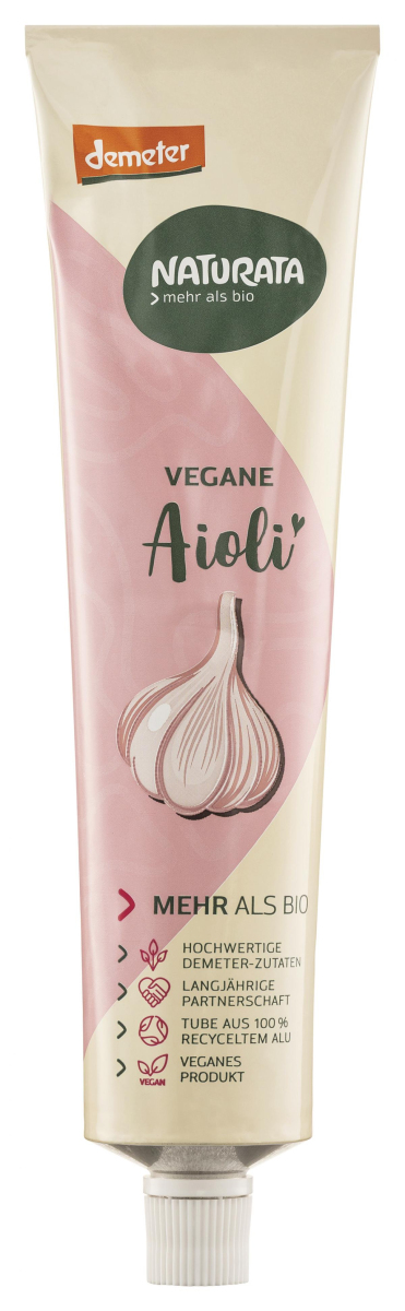 Aioli, vegan, demeter in der Tube