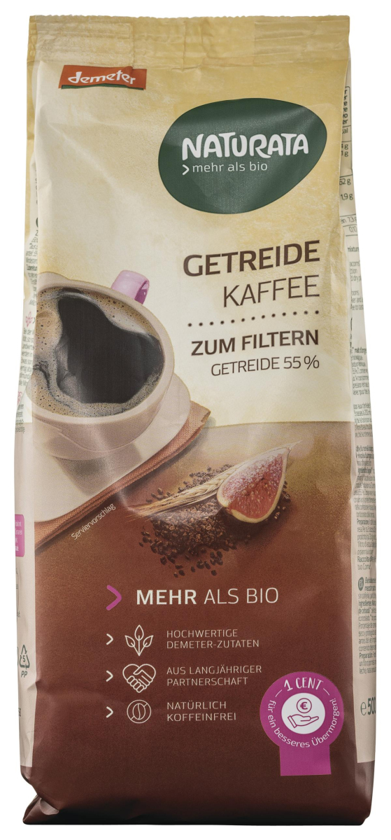 Getreide-Kaffee Aufguß