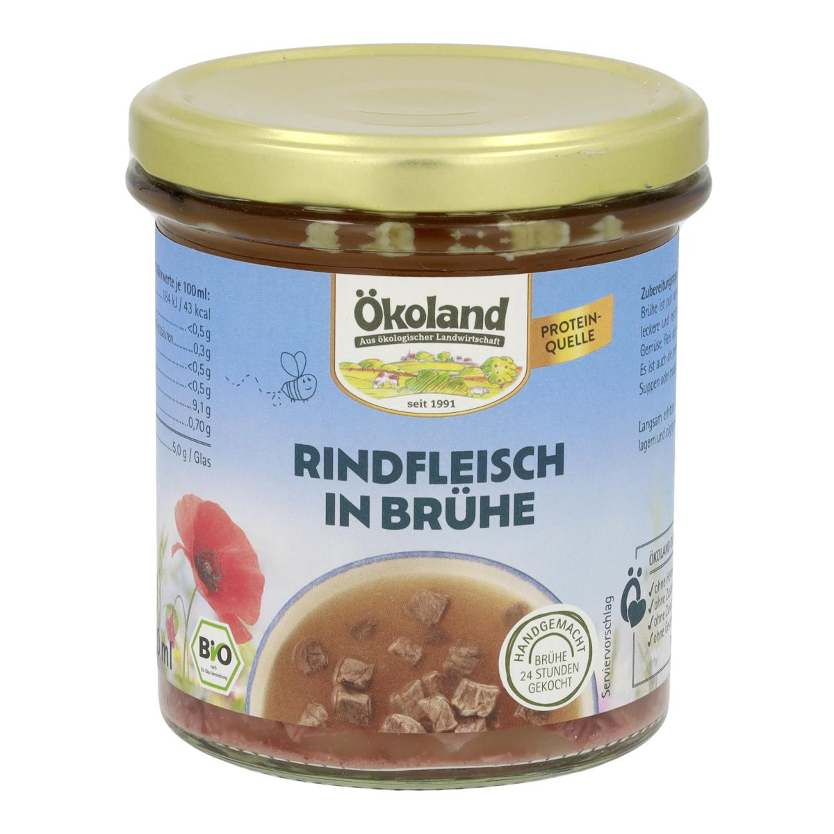 Rindfleisch in Brühe