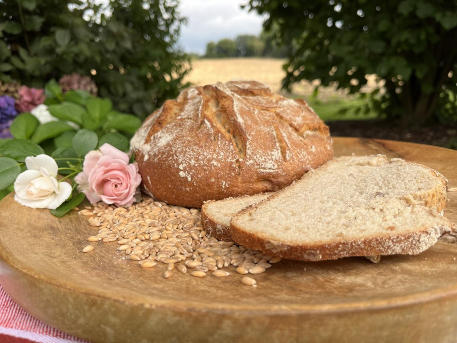 Dinkelröschen Brot