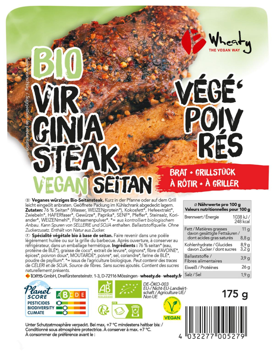 Wheaty - Virginia Steak vegan