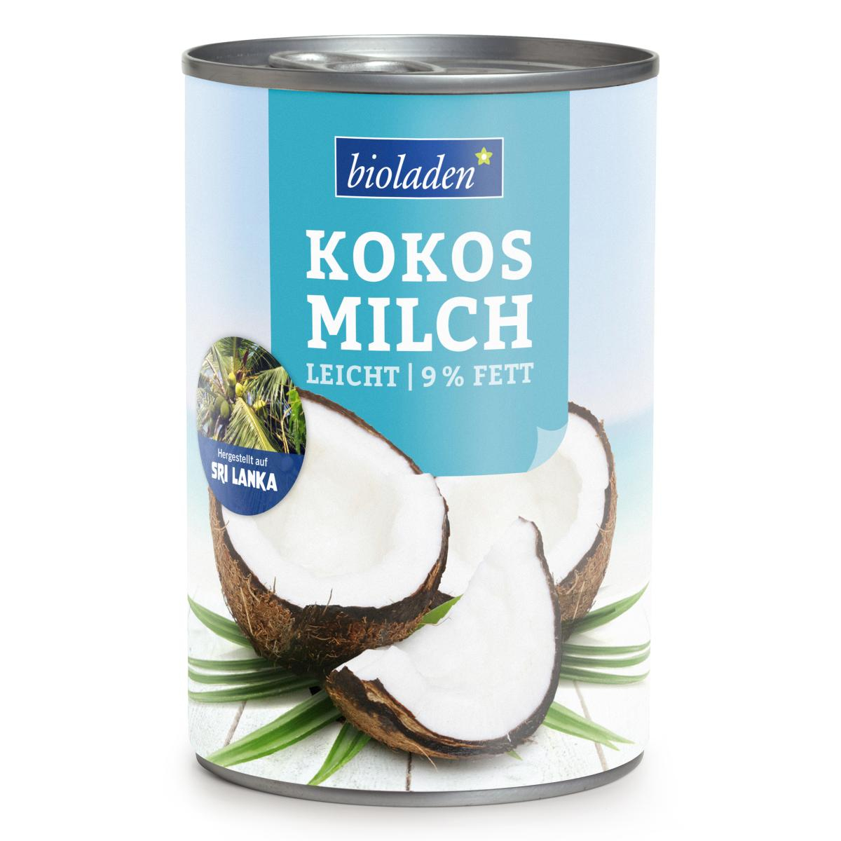 b*Kokosmilch fettarm 9%