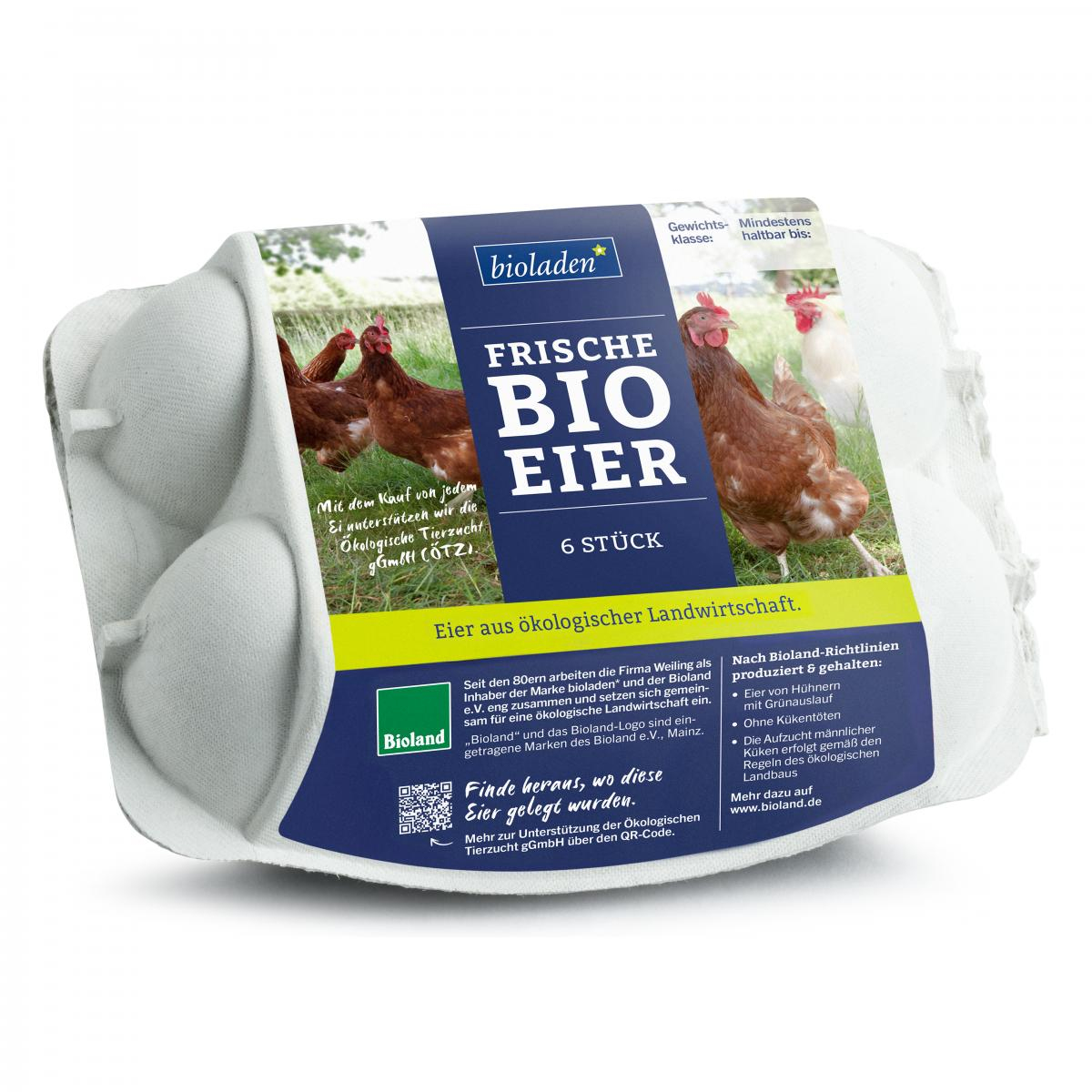 b*Eier, Größe M/L, abgep. 6er