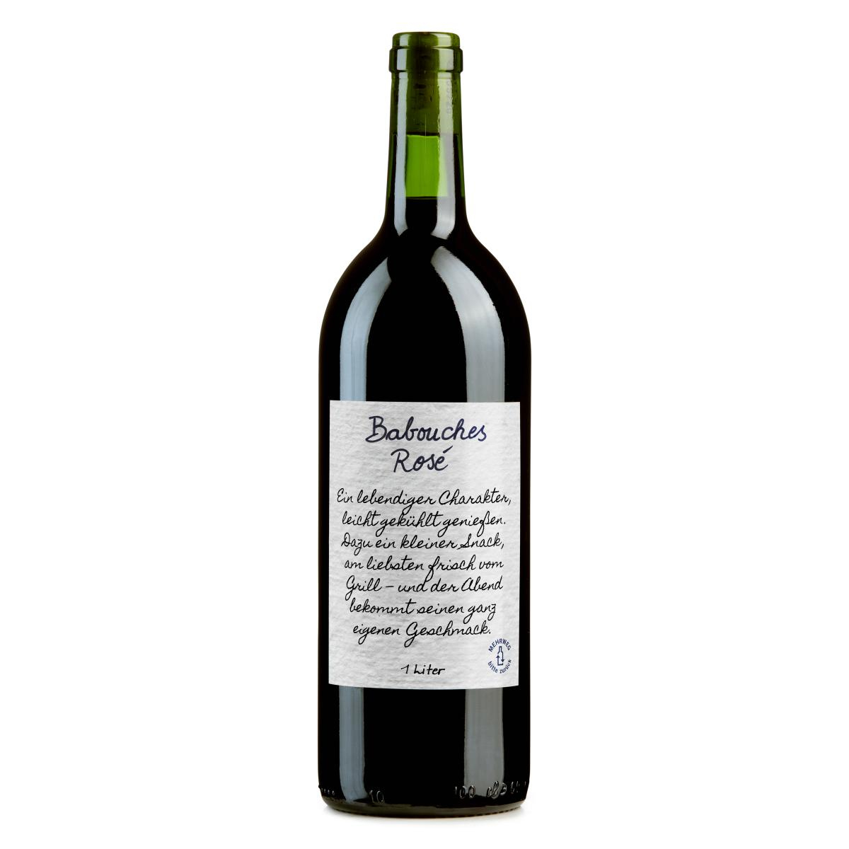Babouches Landwein rot