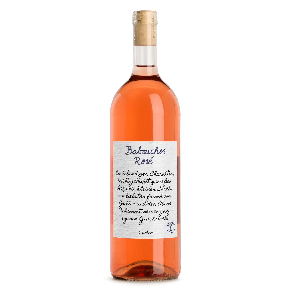 Babouches Landwein rosé