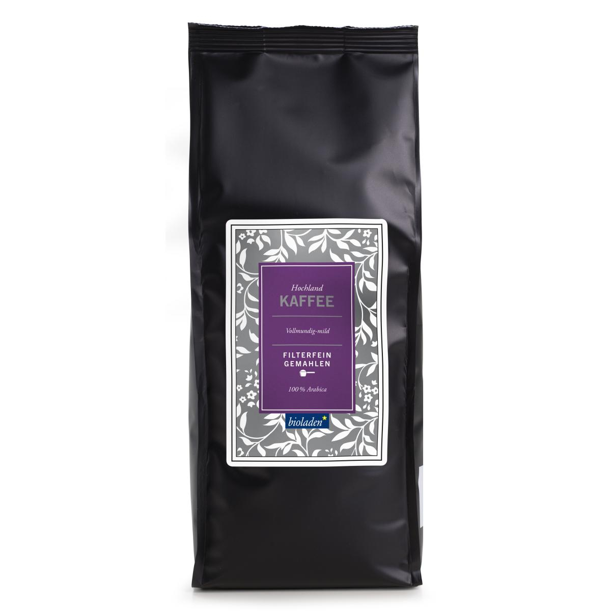b*Hochlandkaffee gemahlen