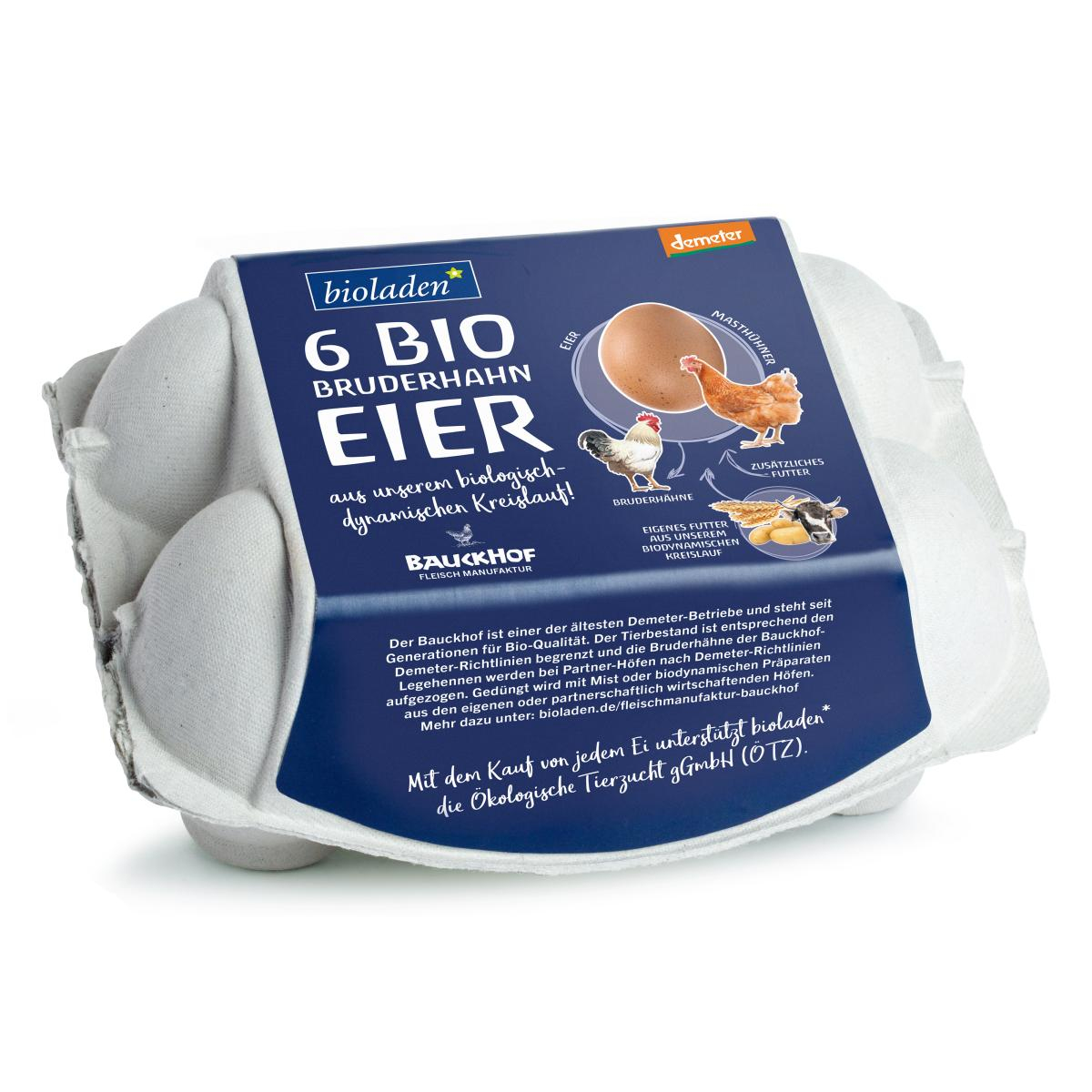 b*Bruderhahn Eier, M/L, abgep.