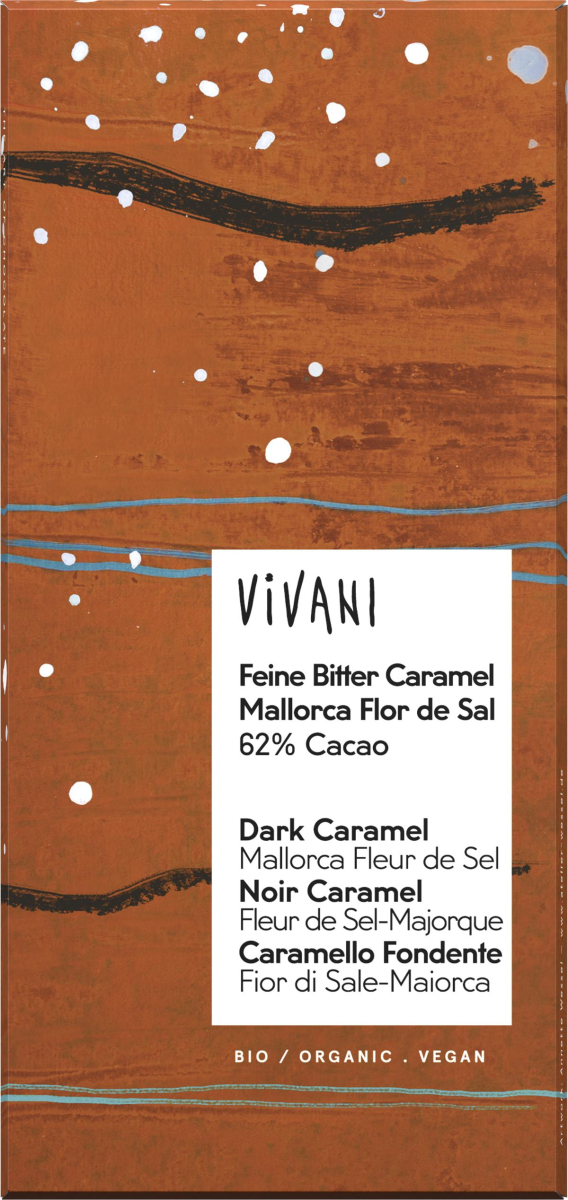 Feine Bitter Caramel Flor de Sal 62% Cacao