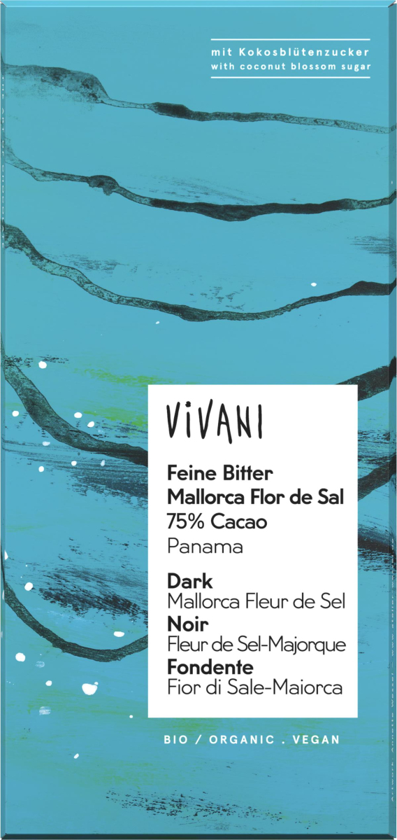 Feine Bitter Mallorca Flor de Sal 75% Cacao Panama