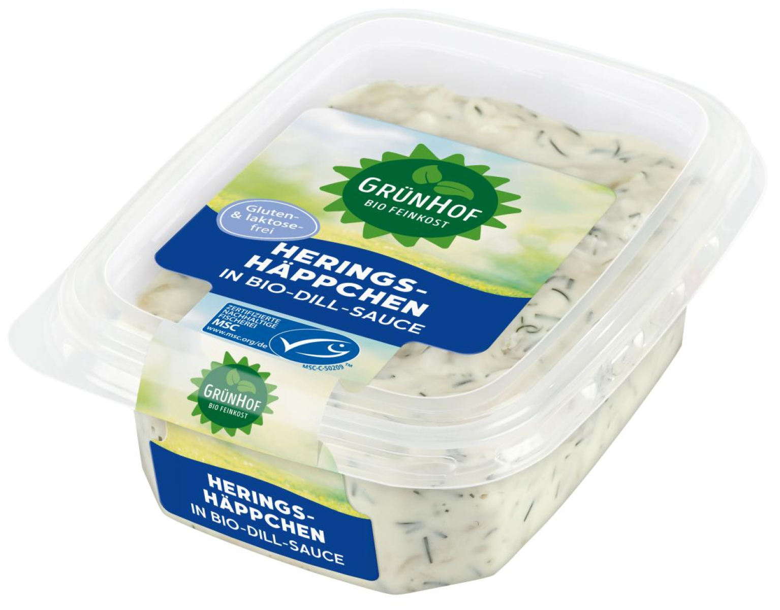 Heringshäppchen in Dill-Sauce